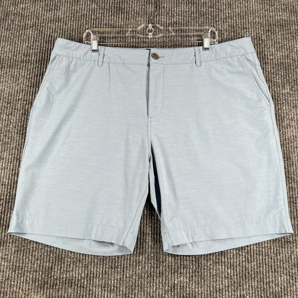 Faherty All Day Shorts Mens Size 38 Blue Chino Drawstrings Casual Comfort